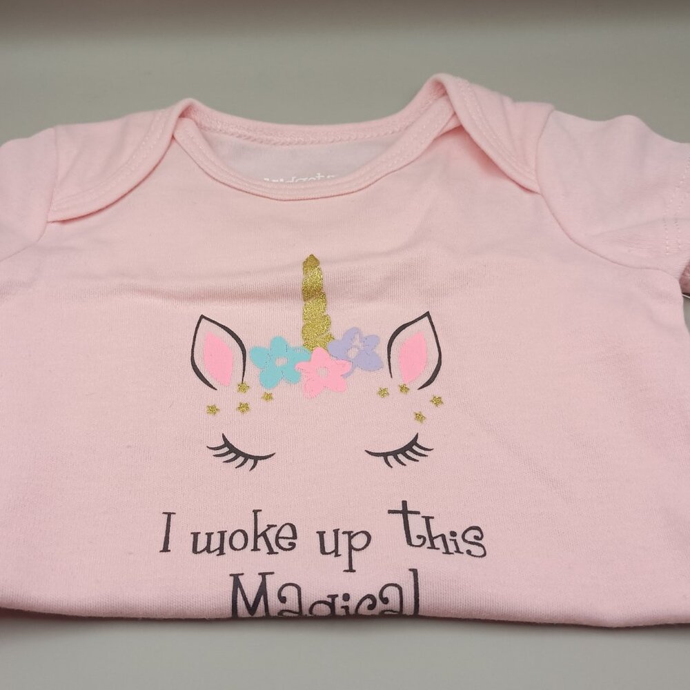 3/6 month bodysuit-"I Woke Up This Magical"